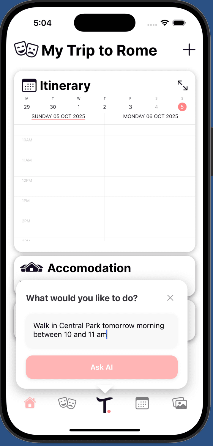 Prompt Walk Interface